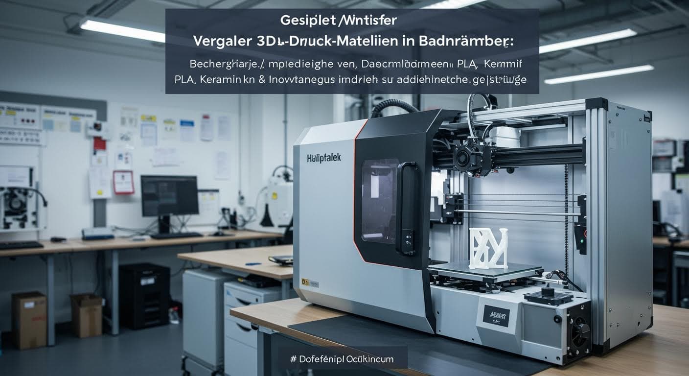 Vergleich 3D-Druck-Materialien in Baden-Württemberg: PLA, Keramik & Innovationen