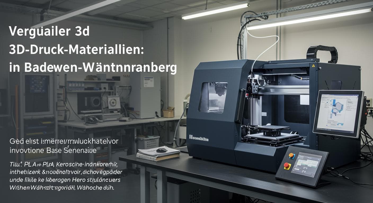 Vergleich 3D-Druck-Materialien: Innovationen in Baden-Württemberg