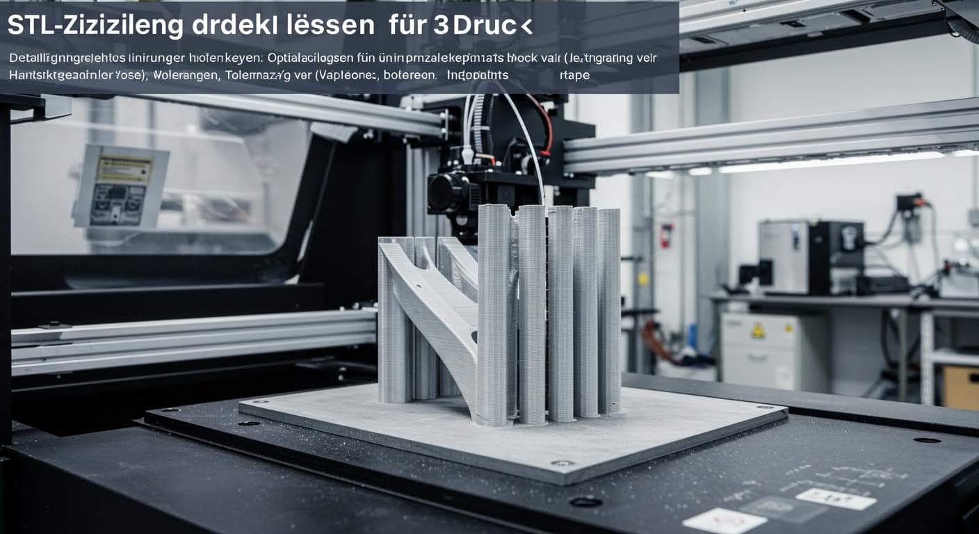Detailansicht eines 3D-gedruckten Prototypen mit sichtbaren Wandstärken, in einem modernen Fertigungsraum, ohne jegliche Beschriftungen.