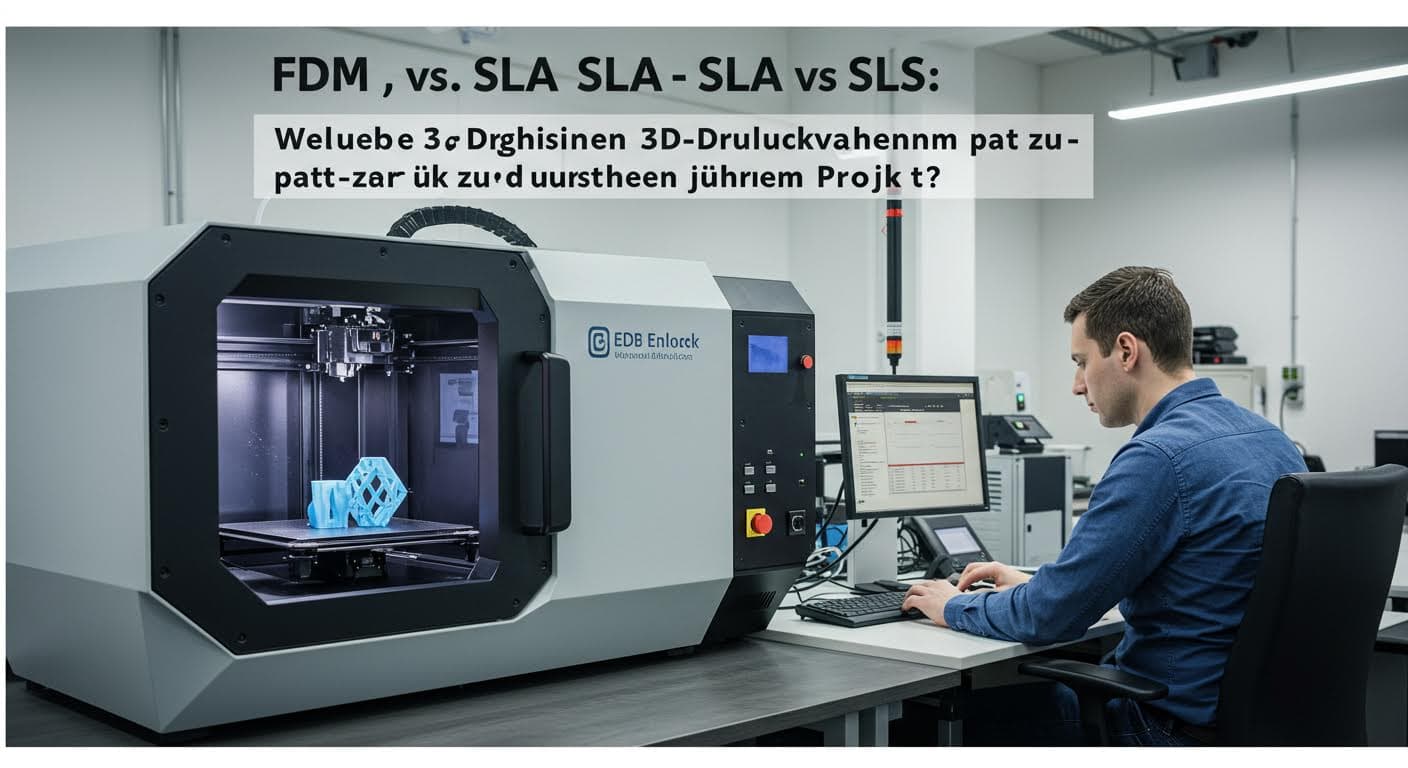 FDM vs. SLA vs. SLS: Welches 3D-Druckverfahren passt zu Ihrem Projekt?