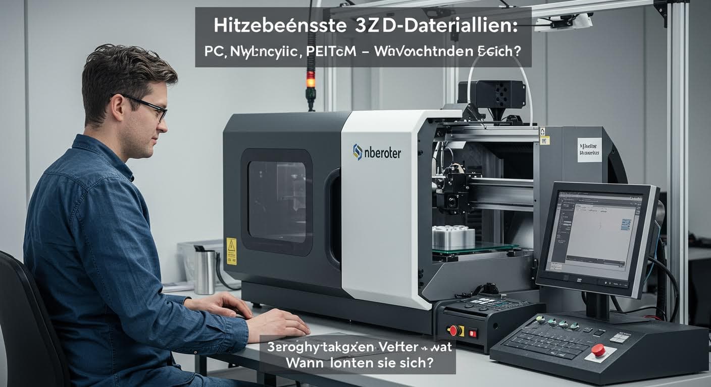 Hitzebeständige 3D-Druck-Materialien: PC, Nylon, PEI/ULTEM – Wann lohnen sie sich?