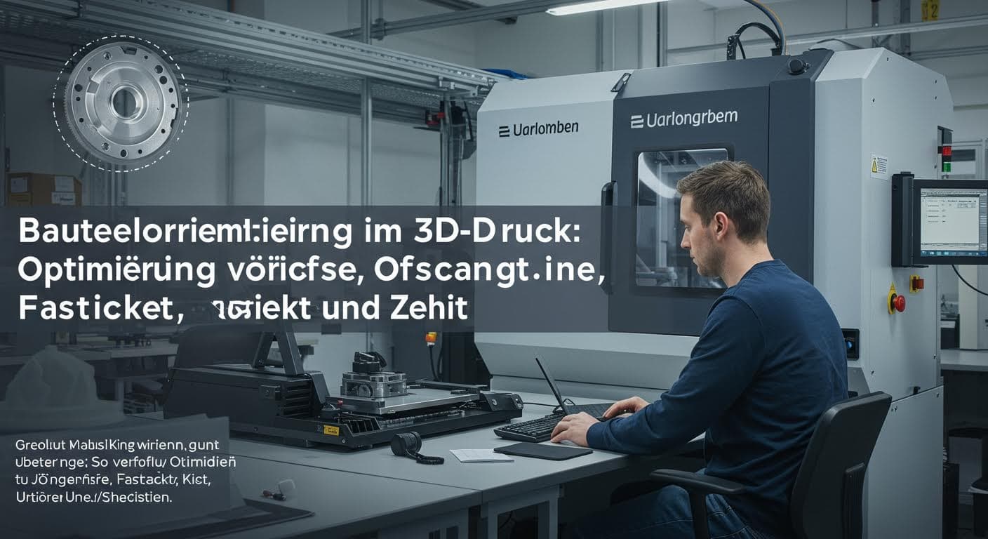 Bauteilorientierung im 3D-Druck: Optimierung von Oberfläche, Festigkeit und Zeit