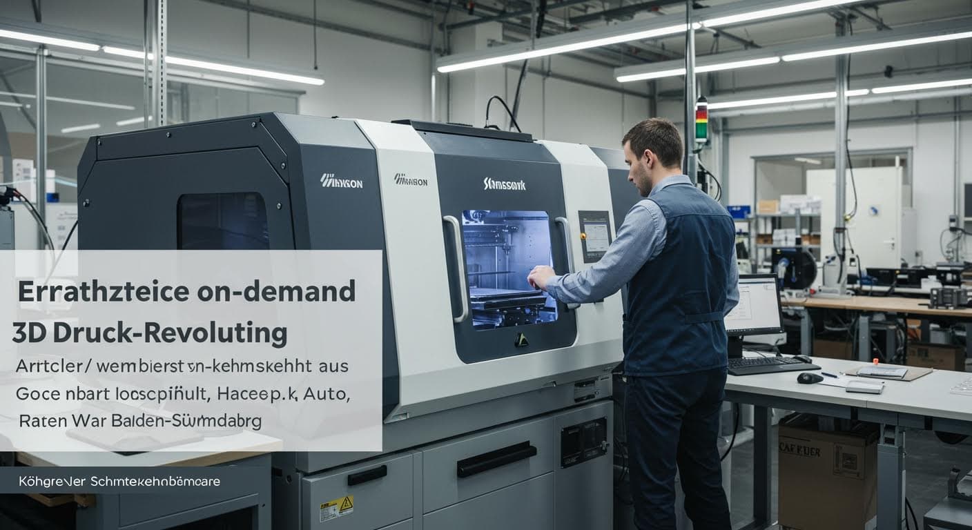 Ersatzteile on-demand: 3D-Druck-Revolution in Baden-Württemberg