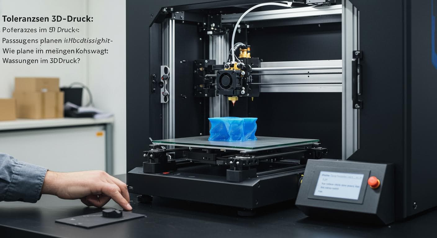 High-resolution photo of a 3D printer in operation, showing layered material deposition without any text or labels