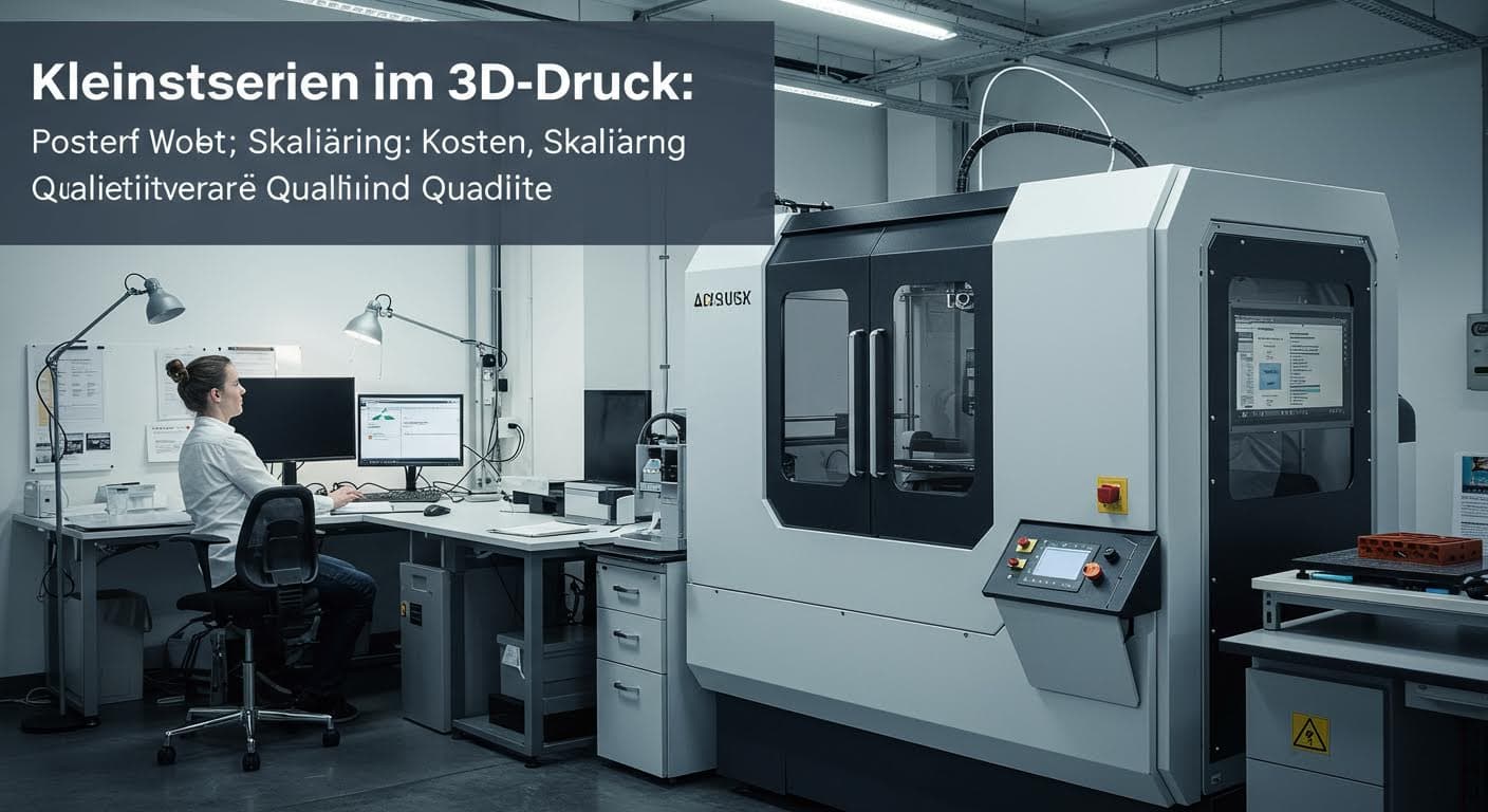 Kleinstserien im 3D-Druck: Kosten, Skalierung und Qualität