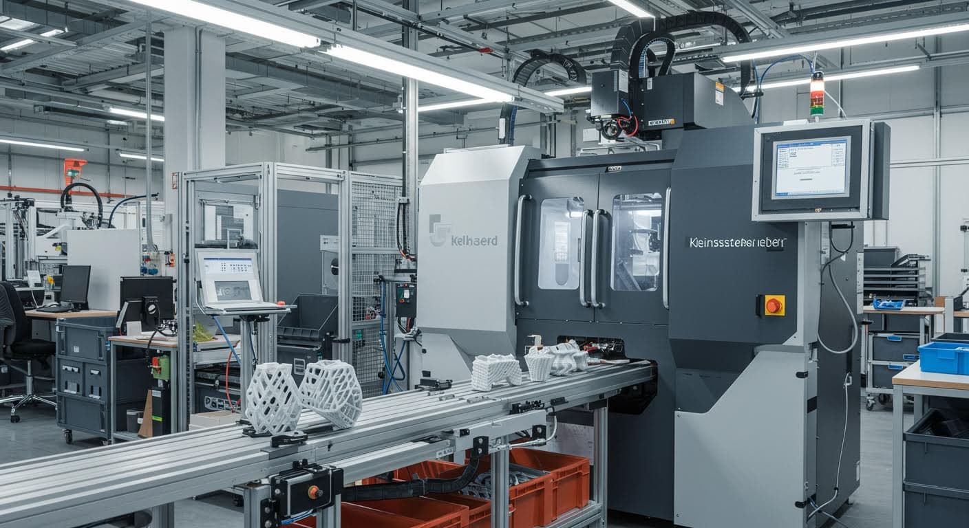 Application example: 3D-printed prototypes in an automotive assembly line, focus on integration, high detail