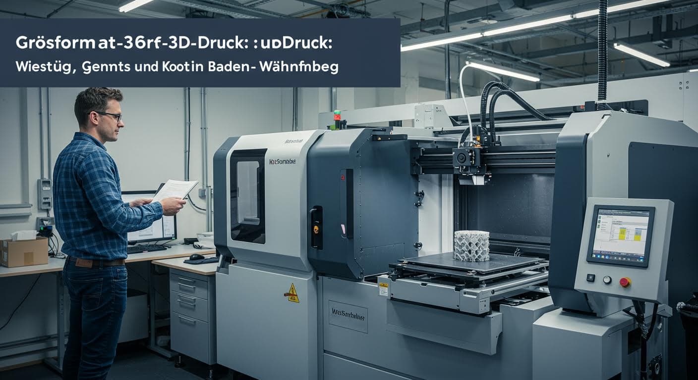 Großformat-3D-Druck: Nutzen, Grenzen und Kosten in Baden-Württemberg