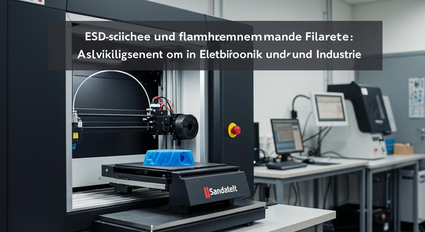 ESD-sichere und flammhemmende Filamente: Anwendungen in Elektronik und Industrie