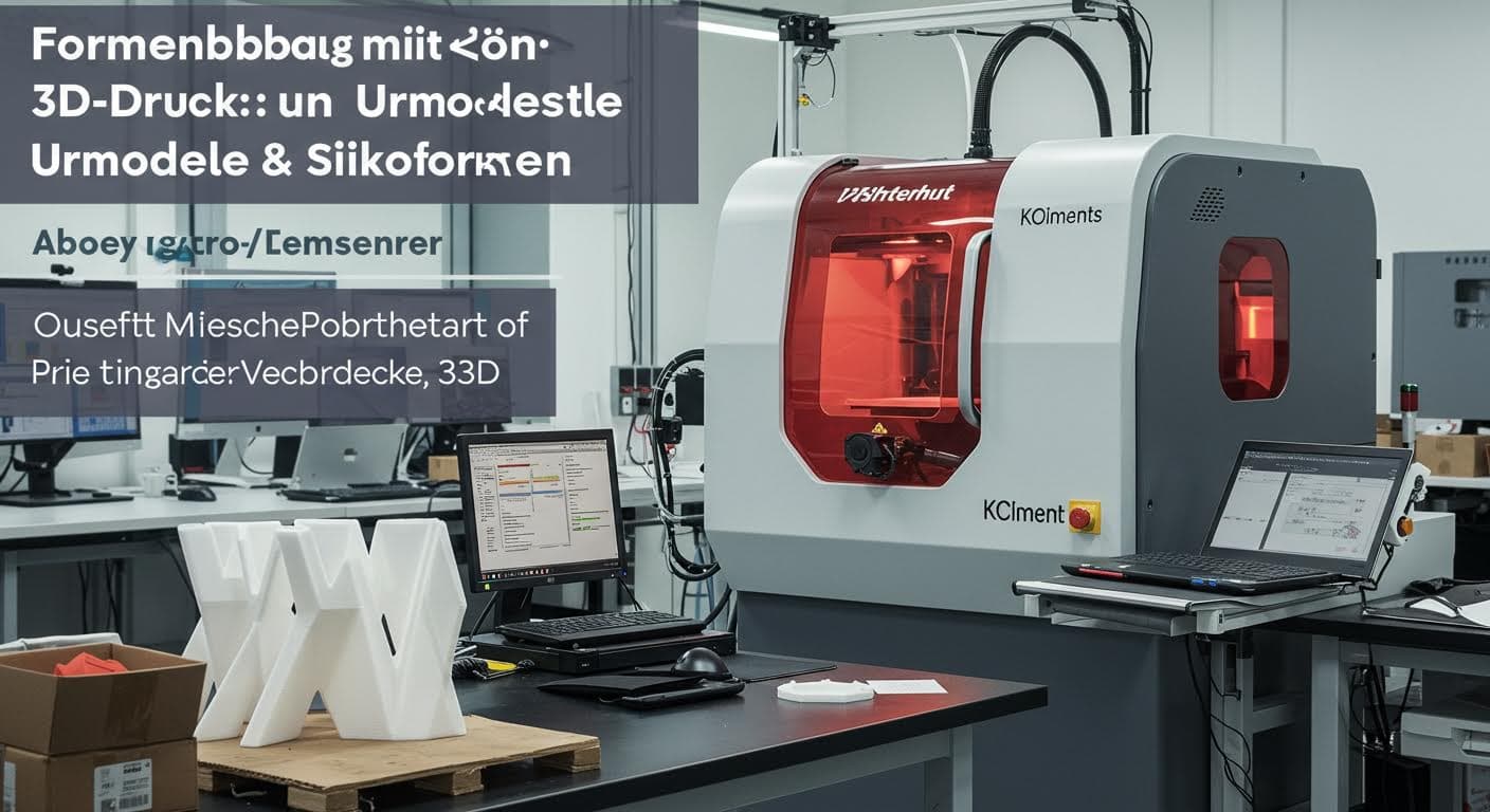 Formenbau mit 3D-Druck: Urmodelle und Silikonformen