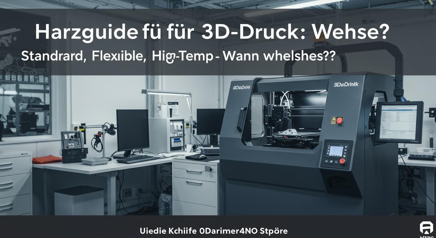 Harzguide für 3D-Druck: Standard, Tough, Flexible, High-Temp – Wann welches?