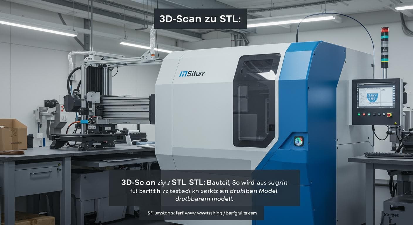 3D-Scan zu STL: Bauteil zu druckbarem Modell