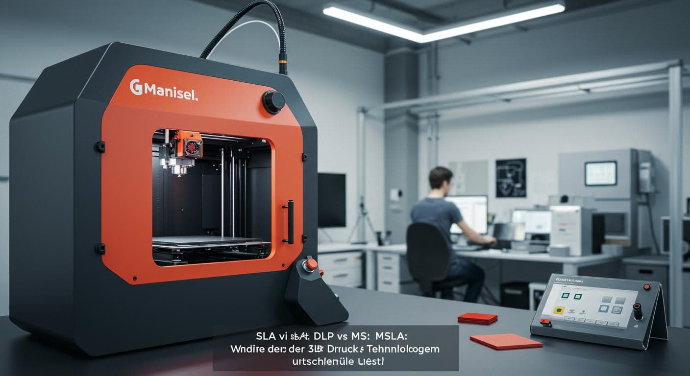 SLA vs. DLP vs. MSLA: Vergleich der 3D-Druck-Technologien