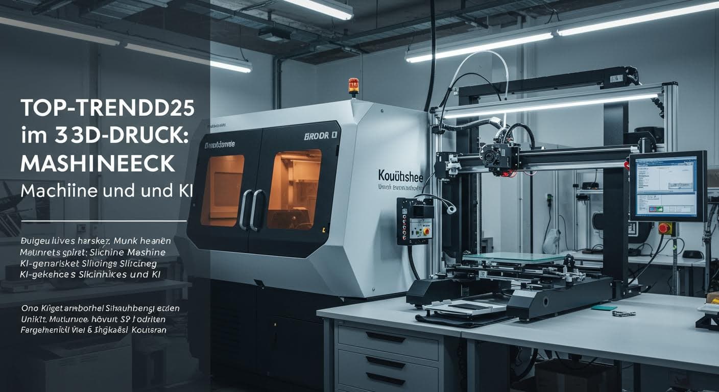 Top-Trends 2025 im 3D-Druck: Materialien, Maschinen und KI