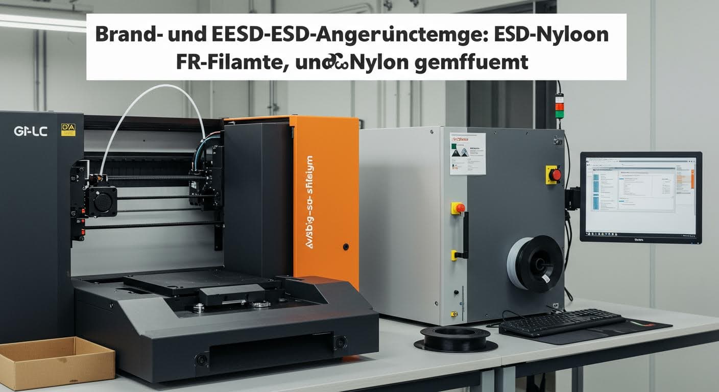 Brand- und ESD-Anforderungen: FR-Filamente und ESD-Nylon erklärt