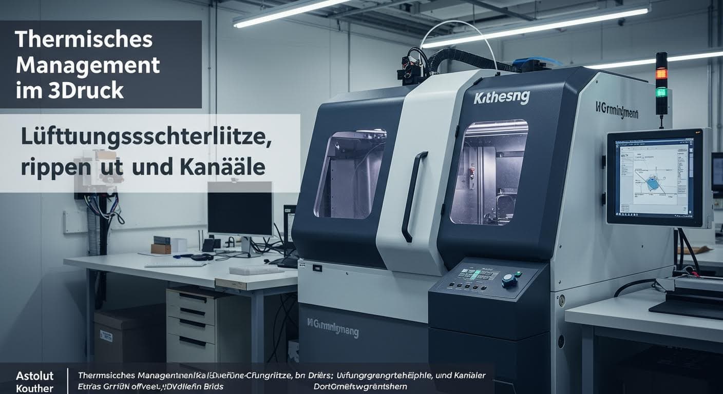 Thermisches Management im 3D-Druck: Lüftungsschlitze, Rippen und Kanäle