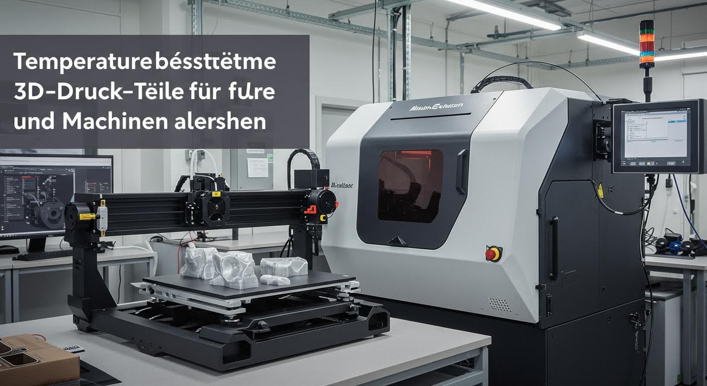 Temperaturbeständige 3D-Druck-Teile für Motorraum und Maschinen