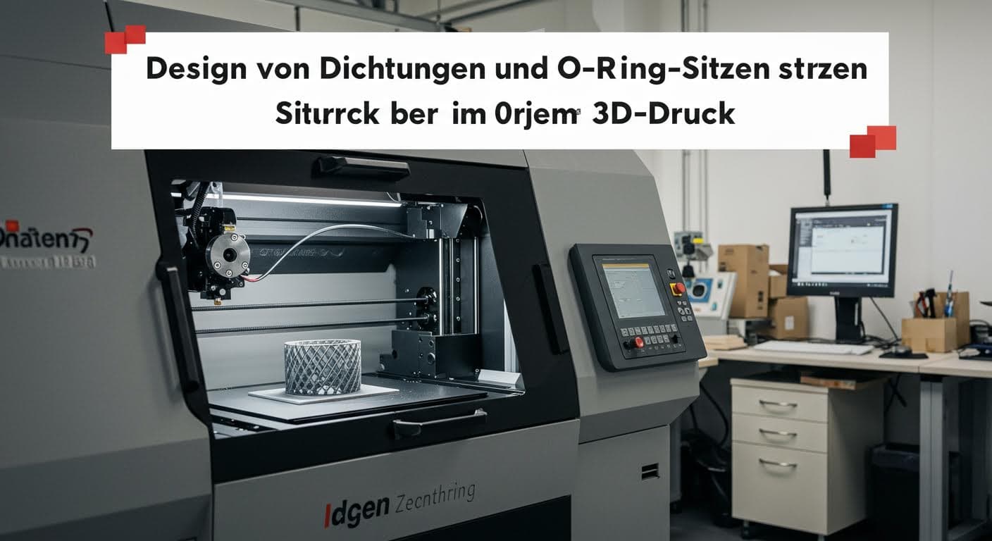 Design von Dichtungen und O-Ring-Sitzen im 3D-Druck