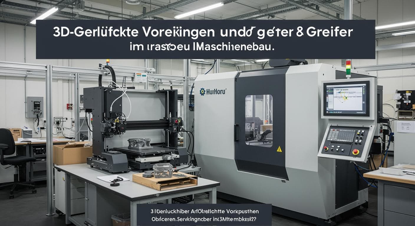 3D-Gedruckte Vorrichtungen und Greifer im Maschinenbau