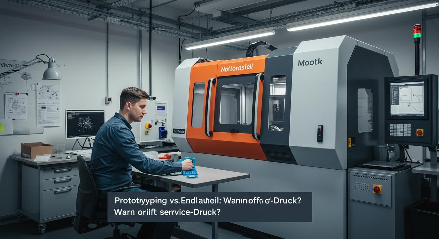 Prototyping vs. Endbauteil: Wann lohnt sich Service-Druck?