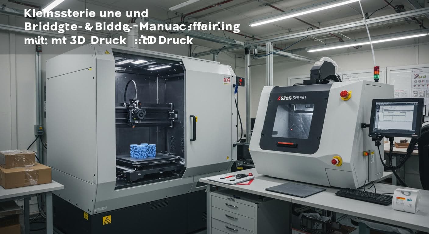 Kleinstserie und Bridge-Manufacturing mit 3D-Druck