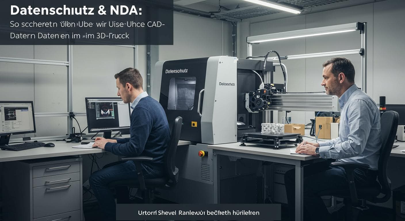 Datenschutz & NDA: So schützen wir Ihre CAD-Daten im 3D-Druck