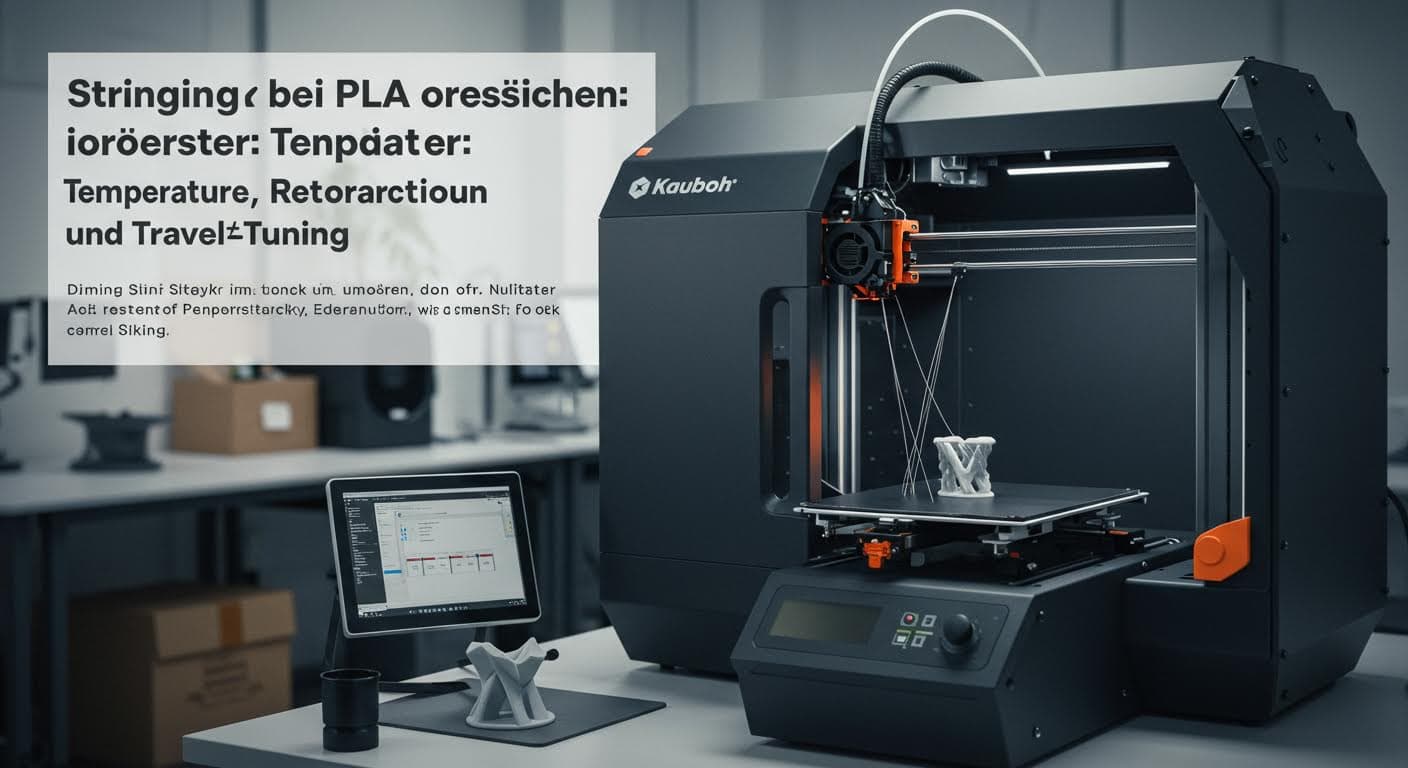 Stringing bei PLA vermeiden: Temperatur, Retraction und Travel-Tuning
