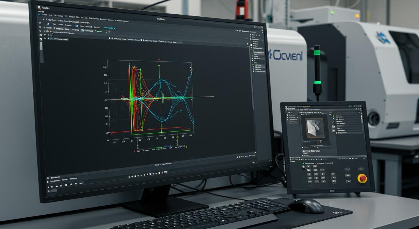 Simulation software interface showing stress analysis on a lightweight design, but purely visual without any screen text or UI elements