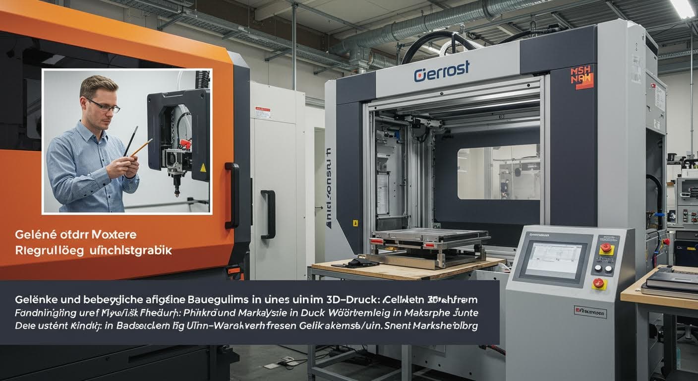 Gelenke und bewegliche Baugruppen in einem 3D-Druck: Grundlagen und Marktanalyse in Baden-Württemberg