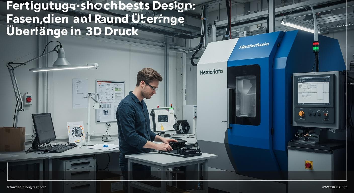 Fertigungsgerechtes Design: Fasen, Radien und Überhänge im 3D-Druck