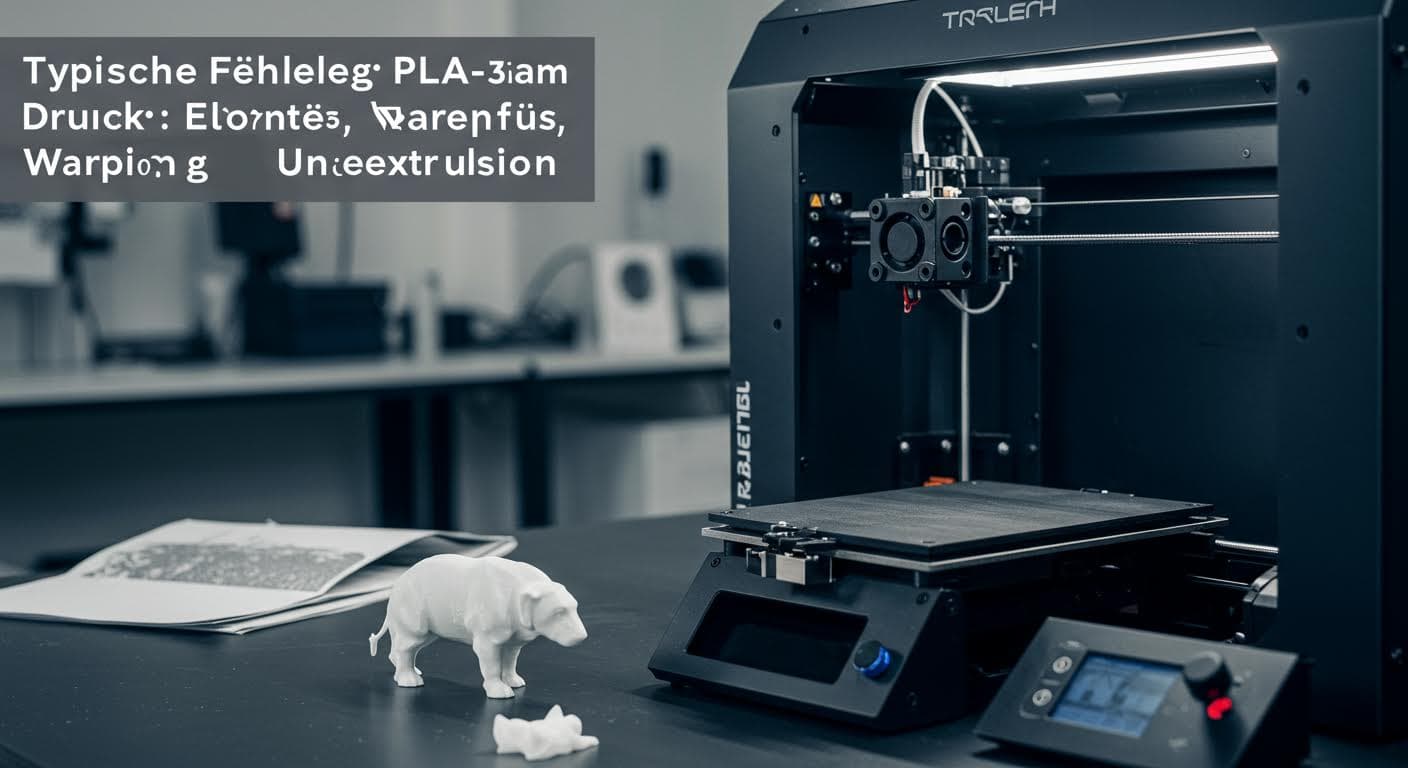 Typische Fehler beim PLA-3D-Druck: Elefantenfuß, Warping, Unterextrusion