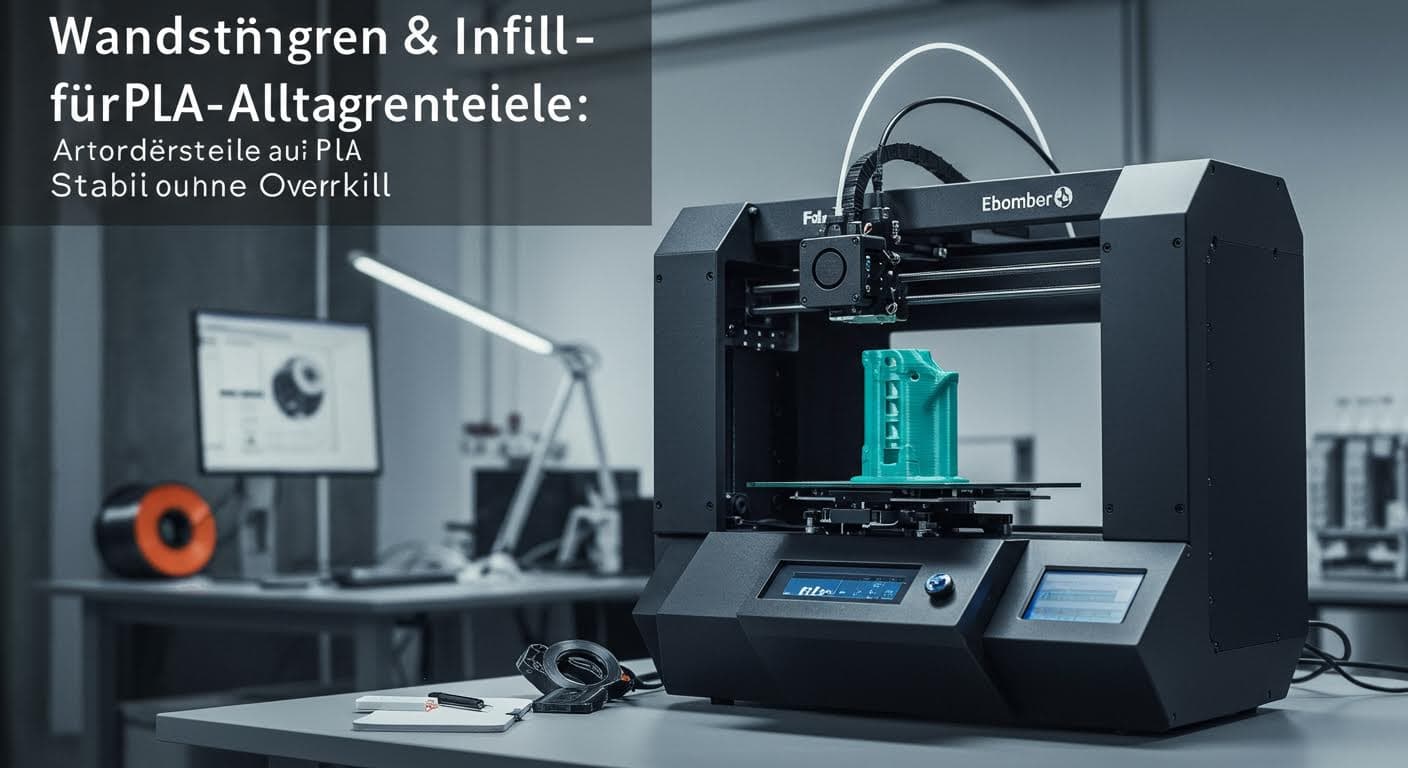 Wandstärken & Infill für PLA-Alltagsteile: Stabil ohne Overkill