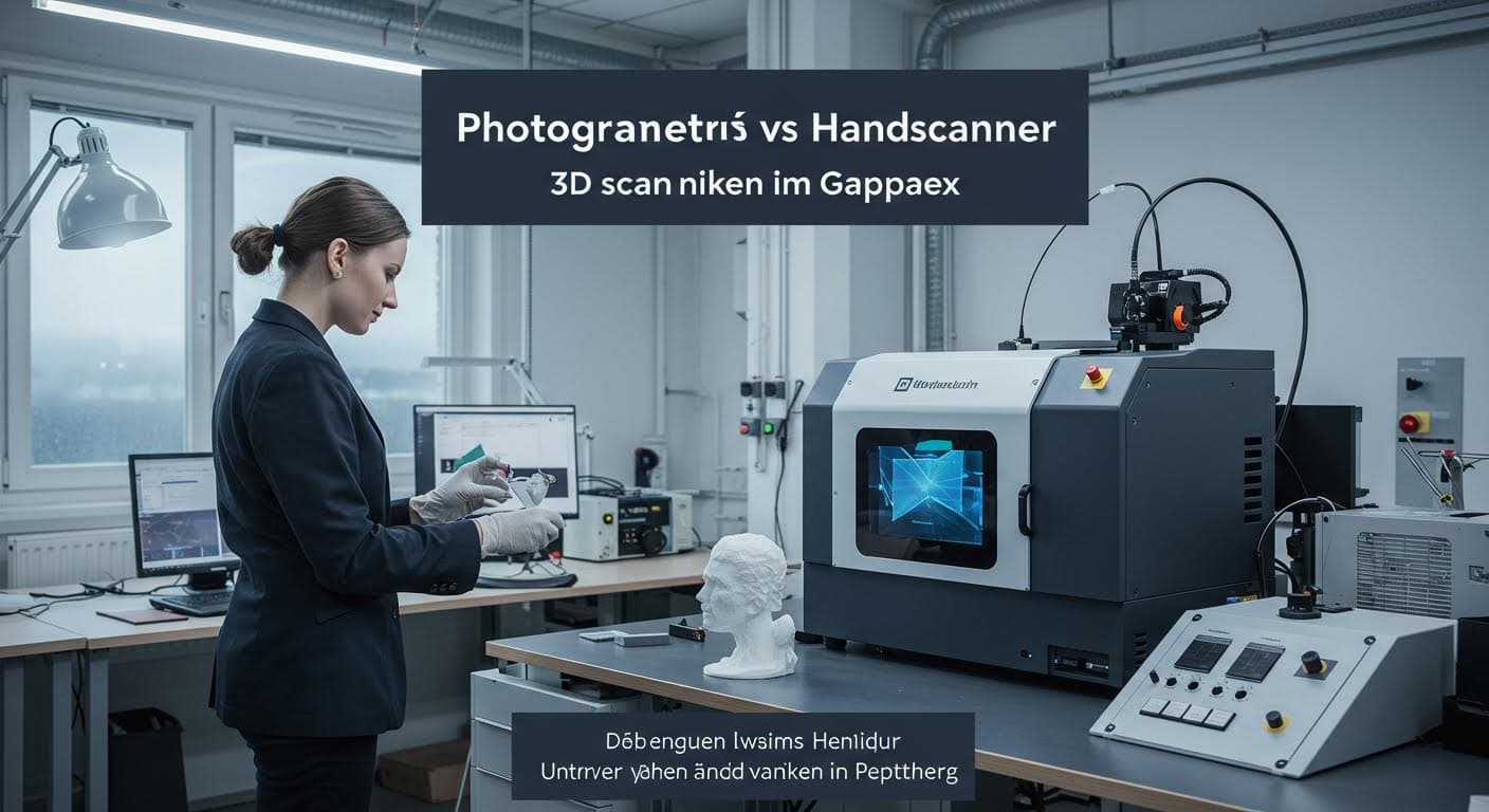 Photogrammetrie vs. Handscanner: 3D-Scan-Techniken im Vergleich
