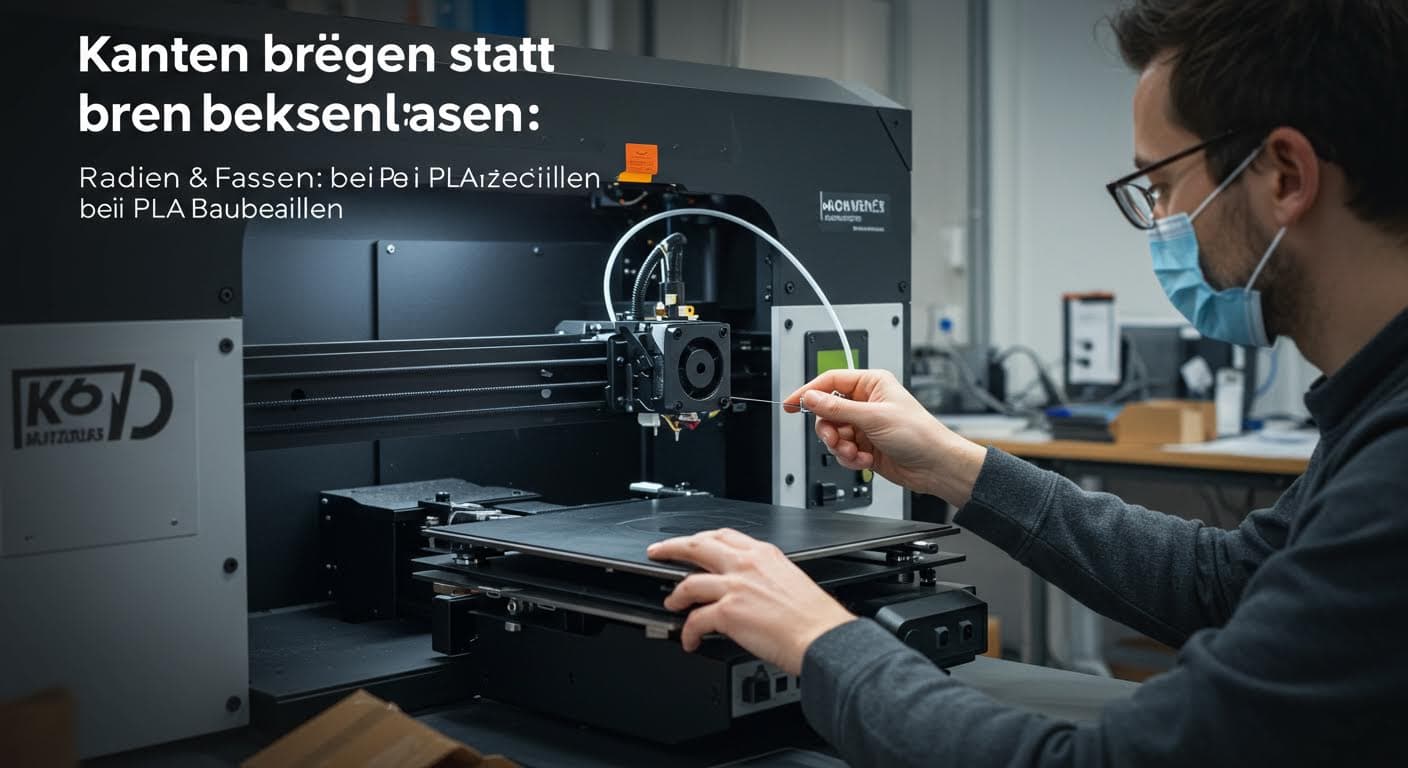 Kanten brechen statt brechen lassen: Radien & Fasen bei PLA-Bauteilen