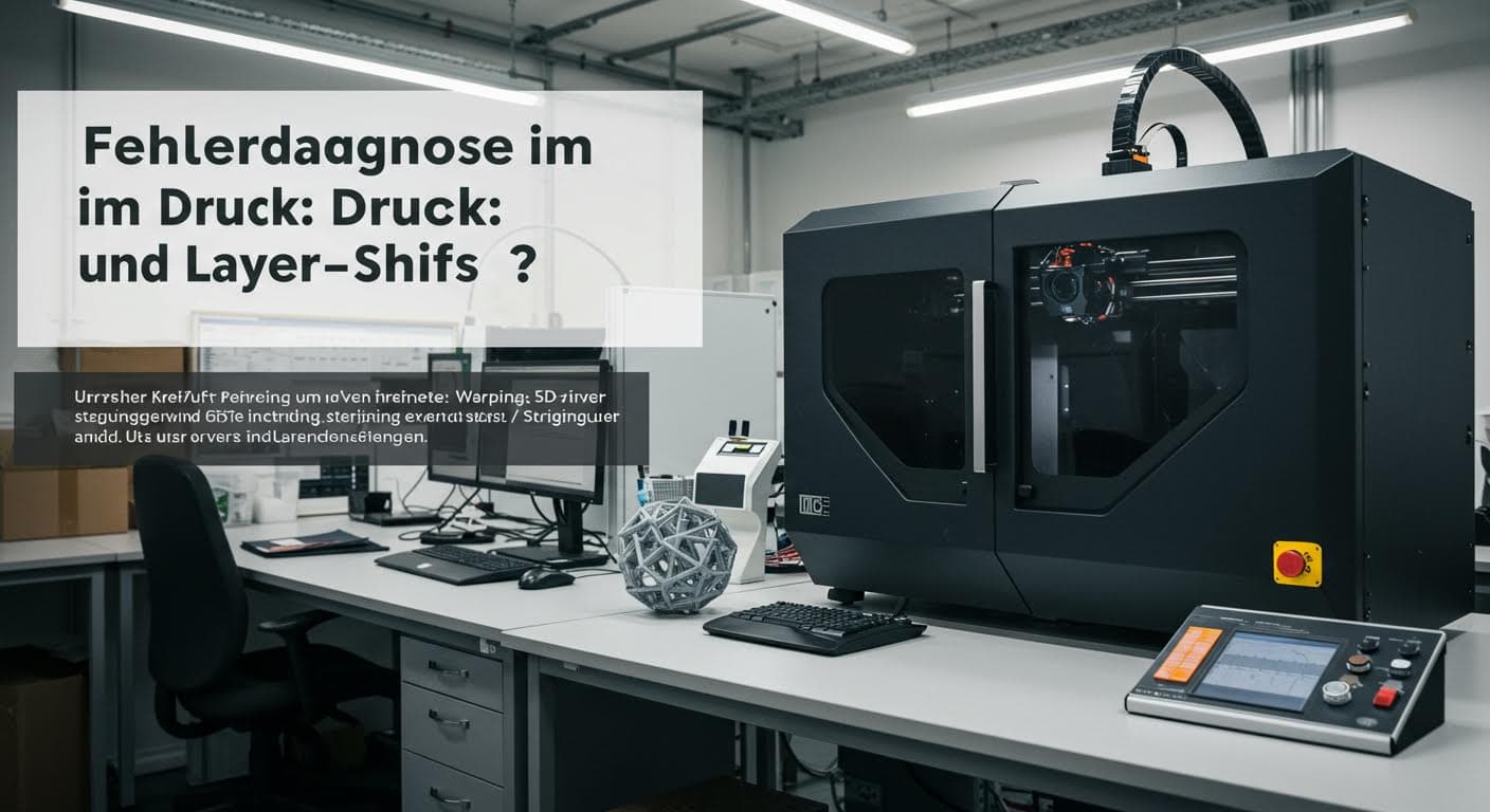 Fehlerdiagnose im 3D-Druck: Warping, Stringing und Layer-Shifts