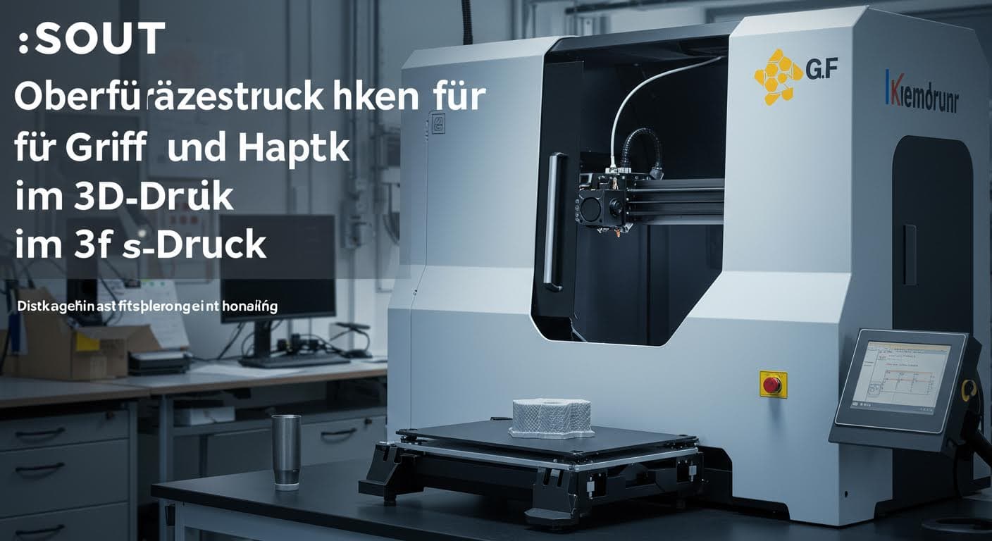 Oberflächenstrukturen für Griff und Haptik im 3D-Druck