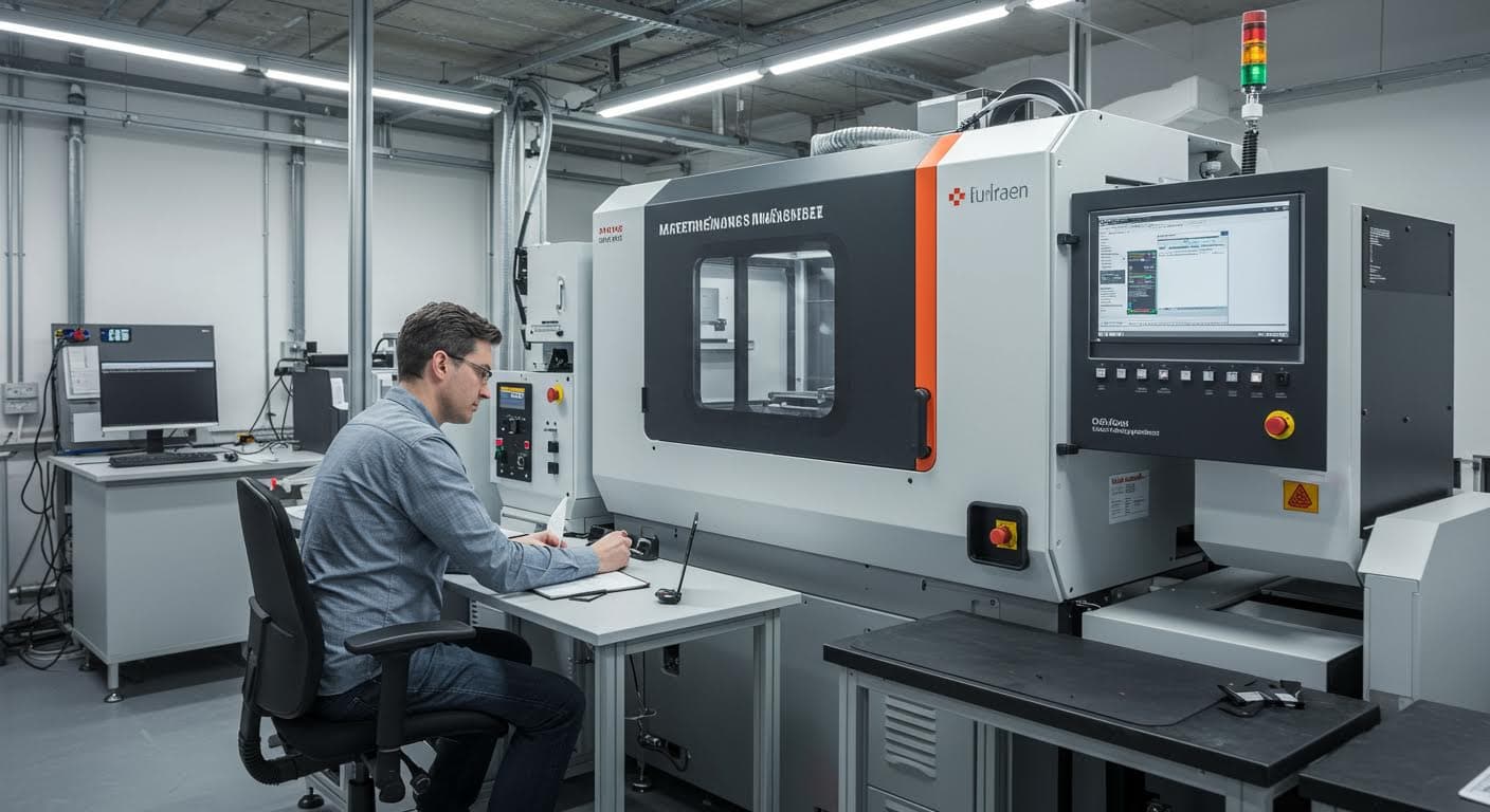 Industriefoto einer kombinierten Trocknungsanlage für 3D-Druck, hochauflösend