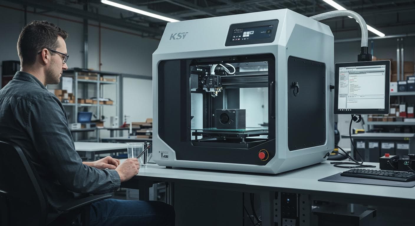 Visuelle Darstellung von getrockneten 3D-Druck-Produkten, Fokus auf Präzision
