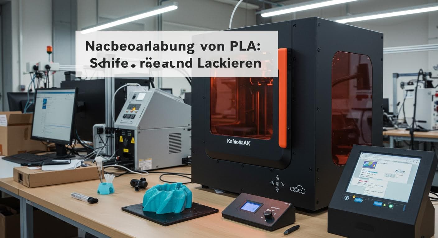 Nachbearbeitung von PLA: Schleifen, Grundieren und Lackieren