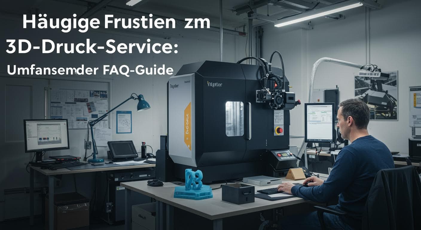 Häufige Fragen zum 3D-Druck-Service: Umfassender FAQ-Guide