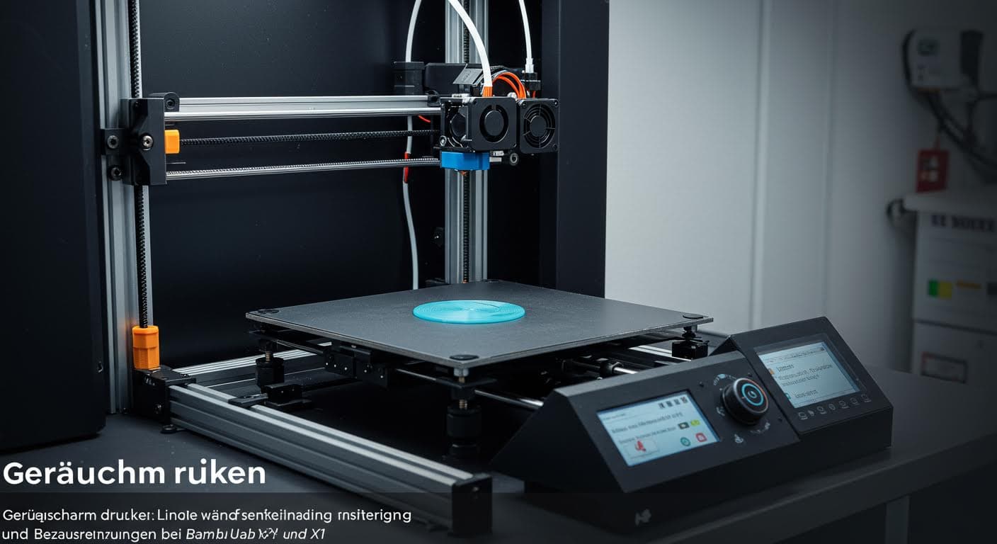 A high-resolution photograph of a Bambu Lab A1 3D printer in operation, focusing on the smooth movement of the print head and bed without any text or labels.