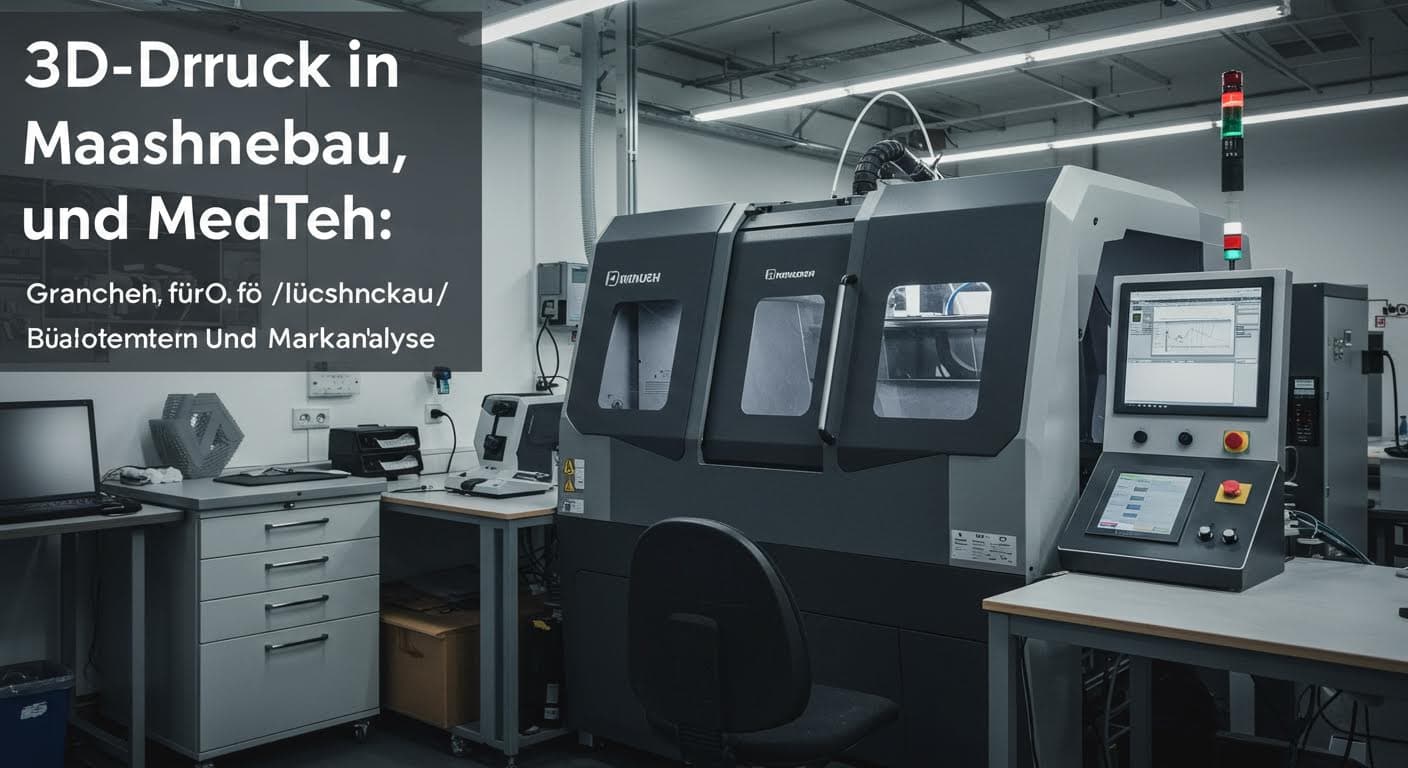 3D-Druck in Maschinenbau, Automotive und MedTech: Grundlagen und Marktanalyse