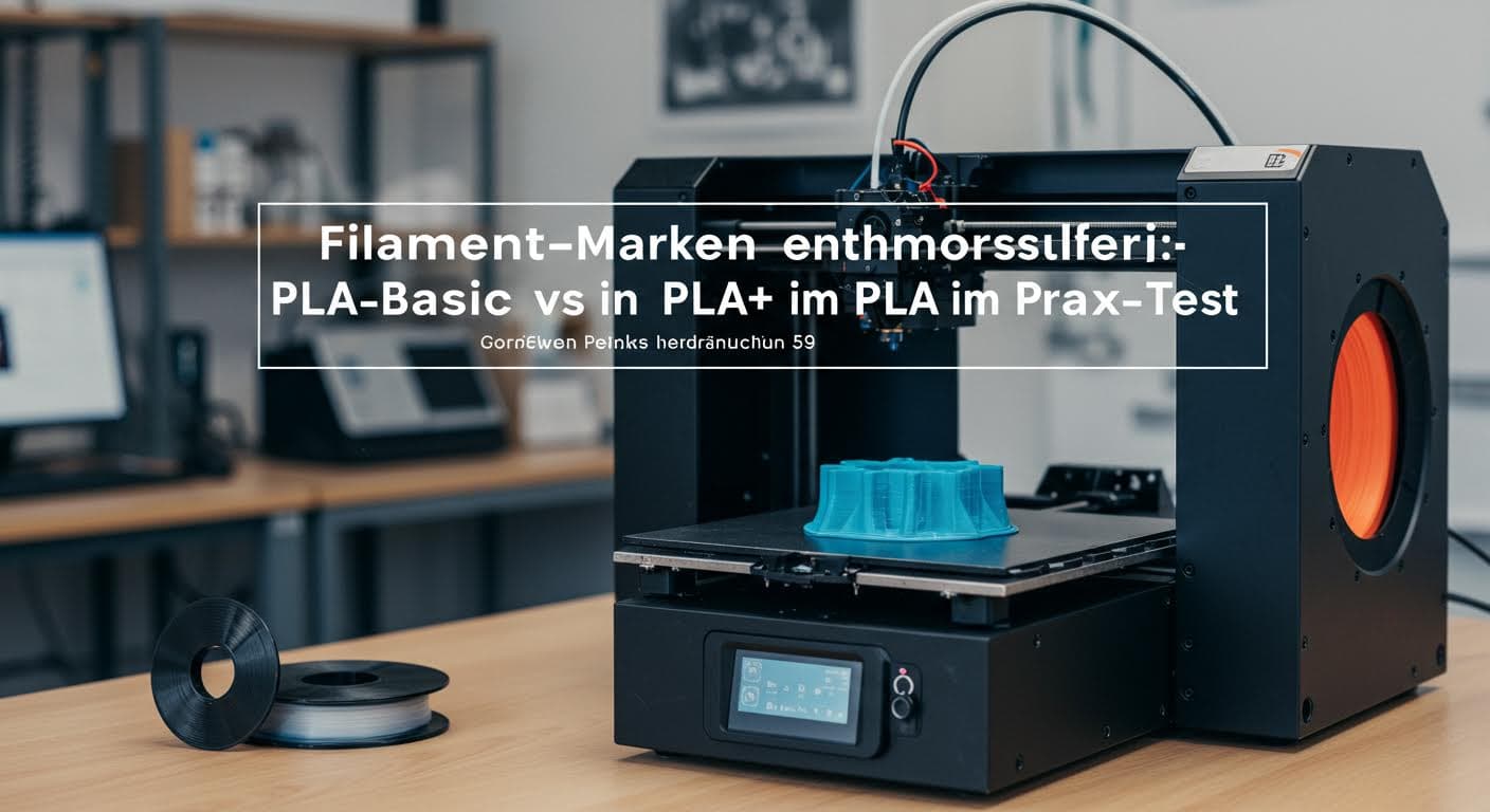 Filament-Marken vergleichen: PLA-Basic vs. PLA+ im Praxis-Test