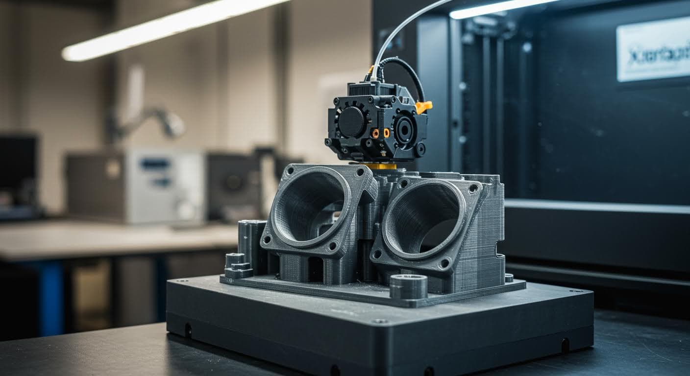 Fertiges 3D-gedrucktes Bauteil in hoher Qualität, magazin-tauglich ohne Beschriftungen